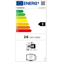 Thomson go tv 32 pouces (81 cm), téléviseur android portable – hd ready (1366x768), commande vocale, netflix, disney,google,bleu