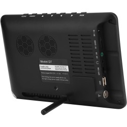 7 Pouces TV Portable, Mini TV LCD Numérique Analogique HD 1080P Lecteur de Télévision avec Batteries Rechargeables, pour Chambre
