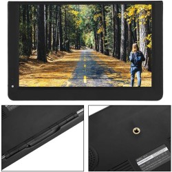 12 Pouces TV Portable,1080P 16: 9LED Mini-télévision Portable Lecteur de télévision numérique avec Chargeur de Voiture 12V pour 