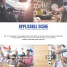 12 Pouces Téléviseur Numérique, Téléviseur Enregistreur Portable avec Support PortUSB, Fente pour Carte SD/MMC Batterie Interne 