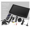 12 Pouces Téléviseur Numérique, Téléviseur Enregistreur Portable avec Support PortUSB, Fente pour Carte SD/MMC Batterie Interne 