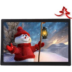ASHATA Téléviseur Numérique pour Voiture LCD 14 Pouces,Mini-téléviseur Numérique HD 1080P avec 2 Haut-parleurs Stéréo,Téléviseur