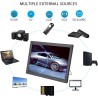 Portable Numérique 14 Pouces LED TV Rechargeable - Écran LCD, Enregistreur HD 1080P, Analogique/Numérique Avec Ports USB, HDMI, 