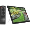 Téléviseur LED Portable HD TFT 16" 1080P Rechargeable avec HDMI, USB, Entrée/sortie AV, Emplacement pour Carte Mémoire, Radio FM