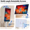Téléviseur Portable 32 Pouces - écran Tactile 1080p sur roulettes avec Caméra 8 Mpx, Stockage 8 Go + 128 Go, Batterie 10 000 Mah