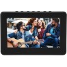 TV Portable 7 Pouces, écran LED TFT TV Numérique pour Voiture, Caravane, Camping, Lecteur Vidéo à Piles Rechargeables avec Téléc