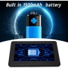 TV Portable 7 Pouces, écran LED TFT TV Numérique pour Voiture, Caravane, Camping, Lecteur Vidéo à Piles Rechargeables avec Téléc