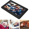 TV Portable 7 Pouces, écran LED TFT TV Numérique pour Voiture, Caravane, Camping, Lecteur Vidéo à Piles Rechargeables avec Téléc