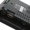 TV Portable 7 Pouces, écran LED TFT TV Numérique pour Voiture, Caravane, Camping, Lecteur Vidéo à Piles Rechargeables avec Téléc