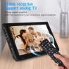 TV Numérique Portable 10 Pouces, écran TFT LED HD, pour Voiture, Caravane, Camping, Extérieur ou Cuisine, Batterie Intégrée, Pre