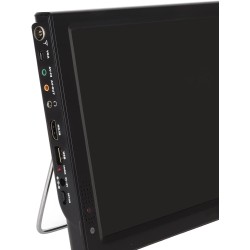 TV Portable 12 Pouces, Télévision Numérique ATSC Rechargeable 1080P TFT LED écran HDMI Lecteur Vidéo, Prise en HDMI, AV, USB, En