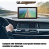 Téléviseur Portable 10 Pouces, Télévision Numérique à Batterie Rechargeable 1080p avec 2 Haut-parleurs, Port USB, Entrée AV, Pet