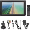 Téléviseur Portable 10 Pouces, Télévision Numérique à Batterie Rechargeable 1080p avec 2 Haut-parleurs, Port USB, Entrée AV, Pet