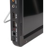 Téléviseur Portable 10 Pouces, Télévision Numérique à Batterie Rechargeable 1080p avec 2 Haut-parleurs, Port USB, Entrée AV, Pet