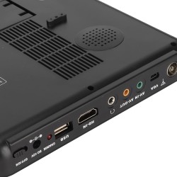 TV Portable 10 Pouces, écran LED TFT Couleur 1280 X 800, Lecteur Vidéo HDMI, Prise en de la Télévision Numérique VHF UHF, Convie
