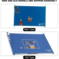 ASHATA pour L'écran D'affichage, 10 Pouces 1024 X 600 IPS HD HDMI Commutateur de Rétroéclairage D'écran avec Fonction Tactile, p