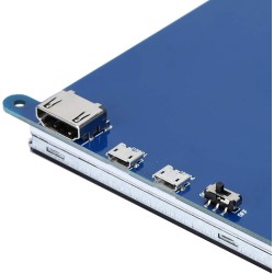 ASHATA pour L'écran D'affichage, 10 Pouces 1024 X 600 IPS HD HDMI Commutateur de Rétroéclairage D'écran avec Fonction Tactile, p