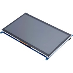 ASHATA pour L'écran D'affichage, 10 Pouces 1024 X 600 IPS HD HDMI Commutateur de Rétroéclairage D'écran avec Fonction Tactile, p