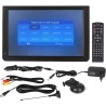 Téléviseur Portable 12 Pouces, Téléviseur Numérique LED 1080p DVBT/T2 avec Port USB et Emplacement pour Carte de Stockage, TV LE