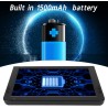 TV Numérique Portable 10 Pouces, TV LCD Grand écran de Voiture avec Batterie au Lithium 1500 MAh, Prise en de la Télévision Anal