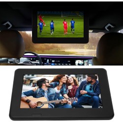 Cuifati TV Portable, écran LED 7 Pouces, Mini Portable Prend en MKV AVI MP4, TV de Voiture pour Camping, Randonnée, Maison,en Pl