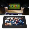 Cuifati TV Portable, écran LED 7 Pouces, Mini Portable Prend en MKV AVI MP4, TV de Voiture pour Camping, Randonnée, Maison,en Pl