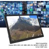 Moniteur LED TV Portable 16 Pouces, écran HD LED TV avec Batterie au Lithium Rechargeable, pour Voiture, Caravane, Camping, Exté