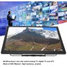 Moniteur LED TV Portable 16 Pouces, écran HD LED TV avec Batterie au Lithium Rechargeable, pour Voiture, Caravane, Camping, Exté