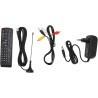 Moniteur LED TV Portable 16 Pouces, écran HD LED TV avec Batterie au Lithium Rechargeable, pour Voiture, Caravane, Camping, Exté