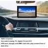 Téléviseur Numérique ISDB 10 Pouces, Téléviseur LED Portable 1024 X 600 avec Ventouse et Chargeur de Voiture 12 V pour Voiture D