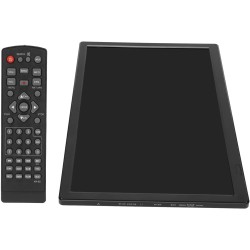 Téléviseur numérique portable 16 pouces, écran TFT HD 1080p, téléviseur LED TNT, signal rechargeable, moniteur de télévision num