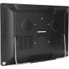 Téléviseur numérique portable 16 pouces, écran TFT HD 1080p, téléviseur LED TNT, signal rechargeable, moniteur de télévision num