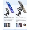 Miracase [2 en 1] Support Telephone Voiture pour Magsafe 2025 Super Magnétique 360°Rotation Aimant Telephone Voiture pour iPhone