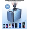 Miracase Support Téléphone Voiture, 2025 Clip D'aération en Métal Aimant, [6X] N52 NdFeB Magnetique Porte Telephone Compatible a