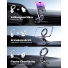 Support de téléphone Portable pour Voiture Magsafe - Aimant de téléphone Portable avec 20 aimants N55 - Support Universel pour t