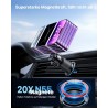 Support de téléphone Portable pour Voiture Magsafe - Aimant de téléphone Portable avec 20 aimants N55 - Support Universel pour t