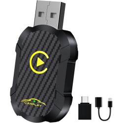 Carplay adaptateur sans fil, Mise à Niveau 2025 USB carplay , convertir carplay filaire en carplay sans fil, adaptateur sans fil