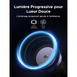 Uvert magflow qi2 15w support téléphone voiture induction compatible avec magsafe iphone 17 16 15 14 13 12 air plus pro max port