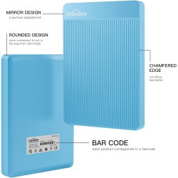 UnionSine Disque Dur Externe Portable 500Go Ultra-Mince 2.5" USB 3.0, SATA, Stockage HDD pour PC, Mac, Ordinateur de Bureau, Ord