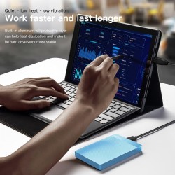 UnionSine Disque Dur Externe Portable 500Go Ultra-Mince 2.5" USB 3.0, SATA, Stockage HDD pour PC, Mac, Ordinateur de Bureau, Ord