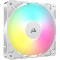 CORSAIR RS120 ARGB 120mm Ventilateur PWM – Connexion Daisy-Chain – Faible Bruit – Roulement à Dôme Magnétique – Paquet Unique – 
