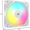 CORSAIR RS120 ARGB 120mm Ventilateur PWM – Connexion Daisy-Chain – Faible Bruit – Roulement à Dôme Magnétique – Paquet Unique – 