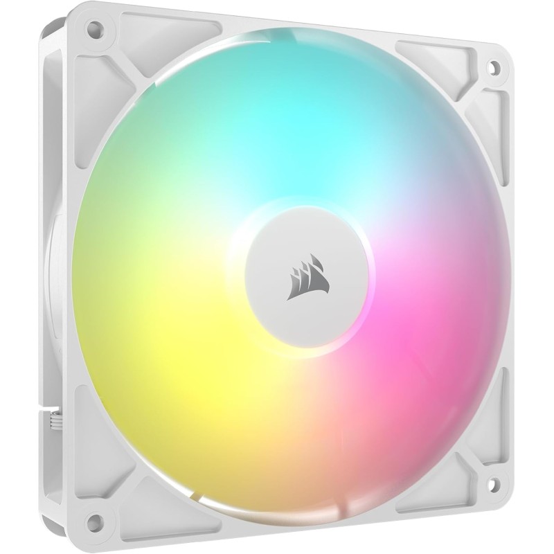 CORSAIR RS140 ARGB 140mm Ventilateur PWM – Connexion Daisy-Chain – Faible Bruit – Roulement à Dôme Magnétique – Paquet Unique – 