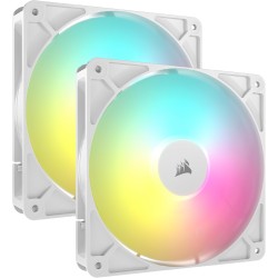 CORSAIR RS140 ARGB 140mm Ventilateurs PWM – Connexion Daisy-Chain – Faible Bruit – Roulement à Dôme Magnétique – Paquet Double –