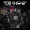 CORSAIR RS140 140mm Ventilateur PWM – Connexion Daisy-Chain – Faible Bruit – Roulement à Dôme Magnétique – Paquet Unique – Noir