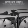 CORSAIR RS140 140mm Ventilateurs PWM – Connexion Daisy-Chain – Faible Bruit – Roulement à Dôme Magnétique – Paquet Double – Noir