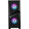 MSI MAG FORGE 100R Boîtier PC - ATX, Moyen Tour, Support GPU jusqu'à 330 mm, ventilateurs ARGB, filtres à poussière magnétiques,