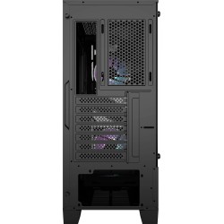 MSI MAG FORGE 100R Boîtier PC - ATX, Moyen Tour, Support GPU jusqu'à 330 mm, ventilateurs ARGB, filtres à poussière magnétiques,