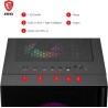 MSI MAG Forge 120A Airflow Boîtier PC Moyen Tour ATX, Micro-ATX & Mini-ITX, Verre Trempé, Façade Mesh, 6 Ventilateurs Auto-RGB 1