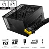 Msi mpg a850g pcie5 alimentation, prise eu - 850w, certifiée 80 plus or, atx 3.0 entièrement modulaire, support gpu pcie 5.0, co